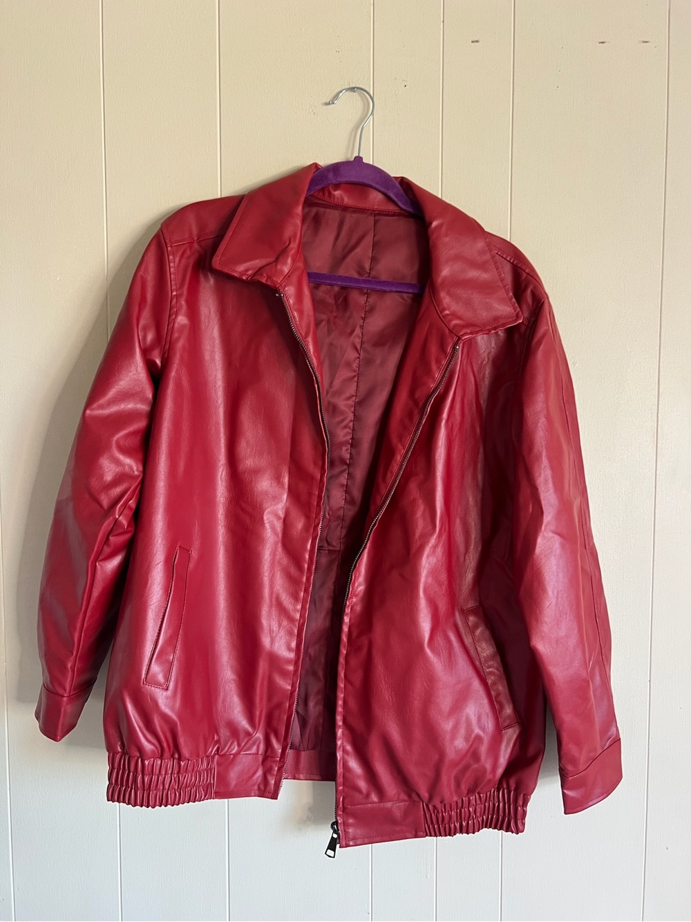 Red jacket